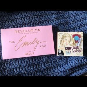 Benefit holla and Emily palette
